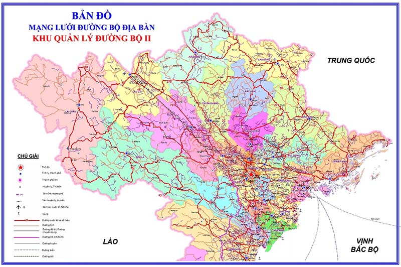 Bản đồ Đông Bắc Bộ