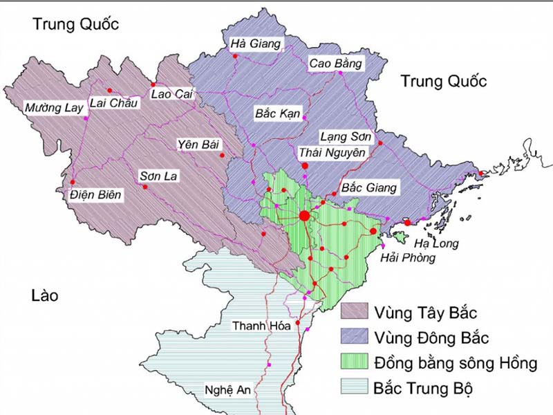 Bản đồ miền bắc 3