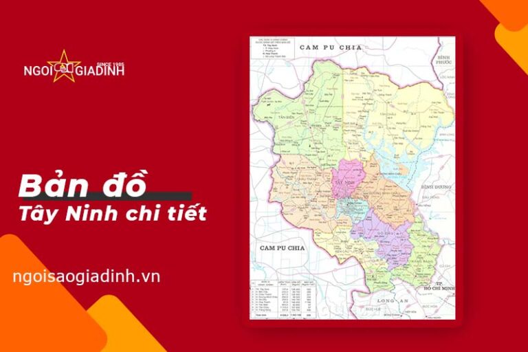 Bản đồ Tây Ninh chi tiết