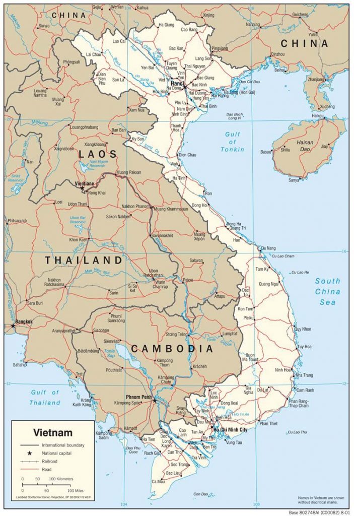 Bản đồ Việt Nam đẹp AI